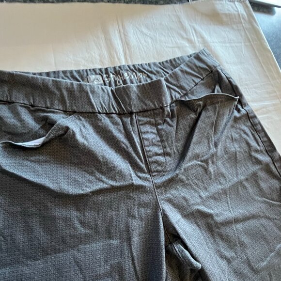 Lee Style Up pull-up gray patterned capri pants - 14p - Picture 2 of 6